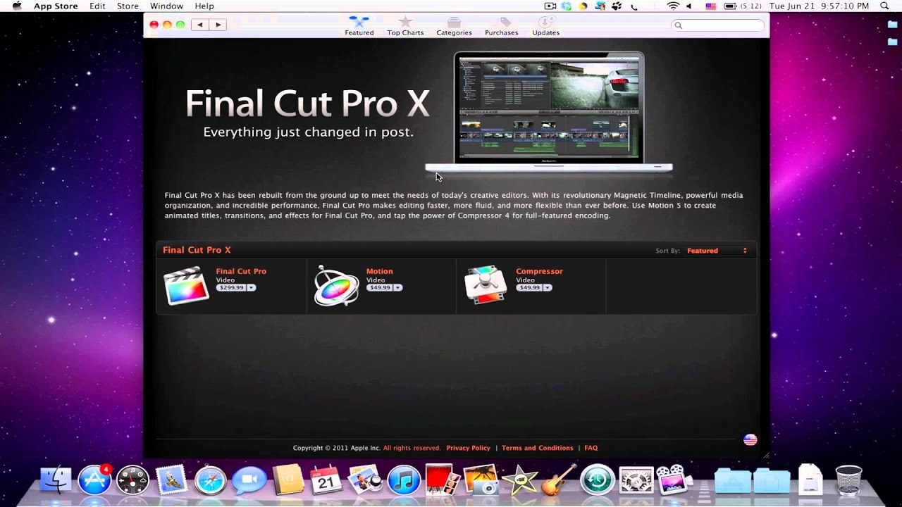 final cut pro for mac 2011